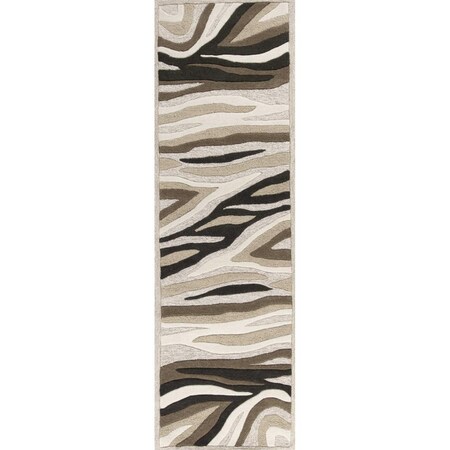 Palacedesigns 2 ft. 3 in. x 7 ft. 6 in. Runner Wool Natural Area Rug - Natural - 2 ft. 3 in. x 7 ft. 6 in. PA3665055